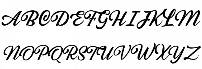 SabatonsScriptDEMO خط أحرف كبيرة