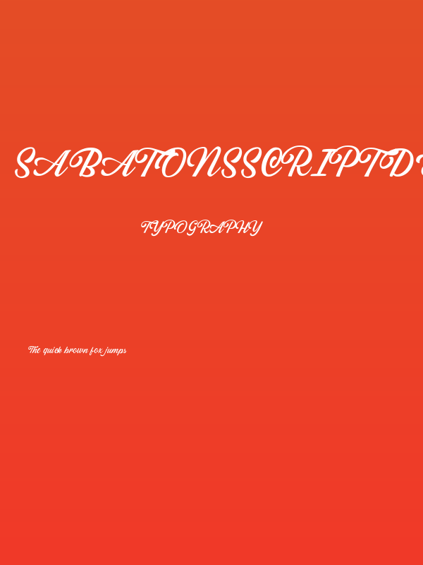 SabatonsScriptDEMO Poster