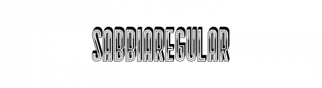 Sabbia Regular  Frei Schriftart Herunterladen