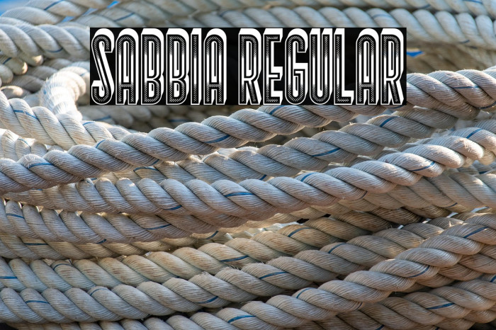Sabbia Regular Example 3