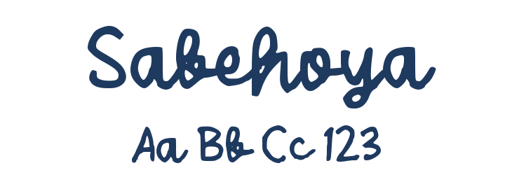 Sabehoya Font Preview