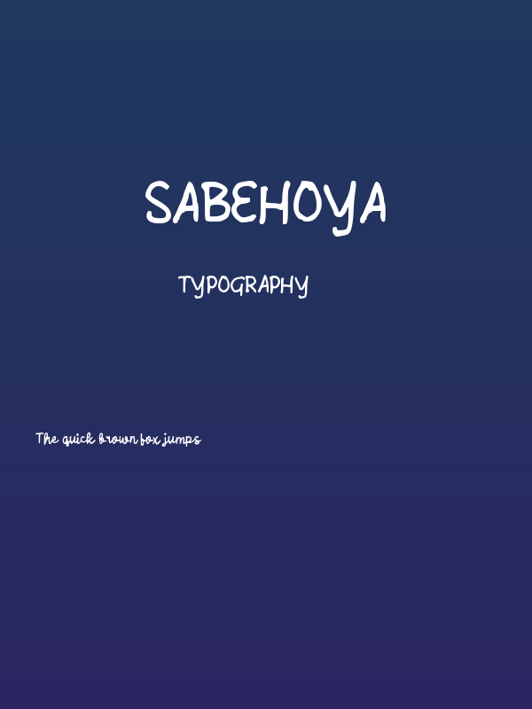 Sabehoya Poster