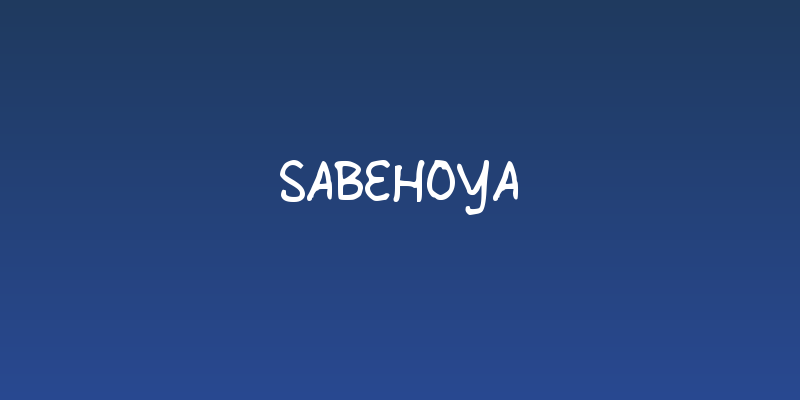 Sabehoya Social Header