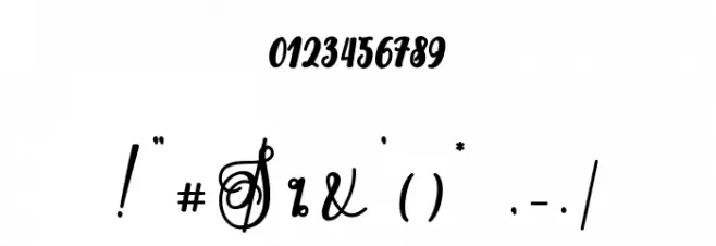 Sabena Font OTHER CHARS