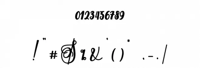 Sabena Font OTHER CHARS