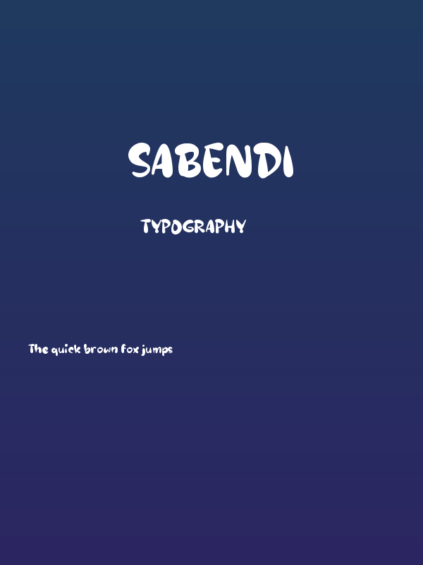 Sabendi Poster