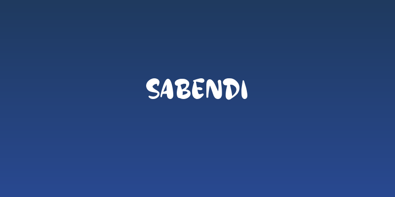 Sabendi Social Header