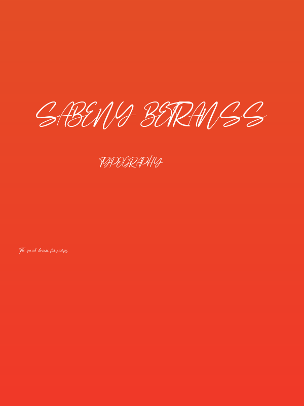 Sabeny Betranss Poster