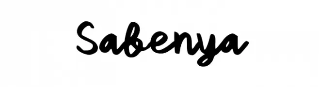 Sabenya  Frei Schriftart Herunterladen