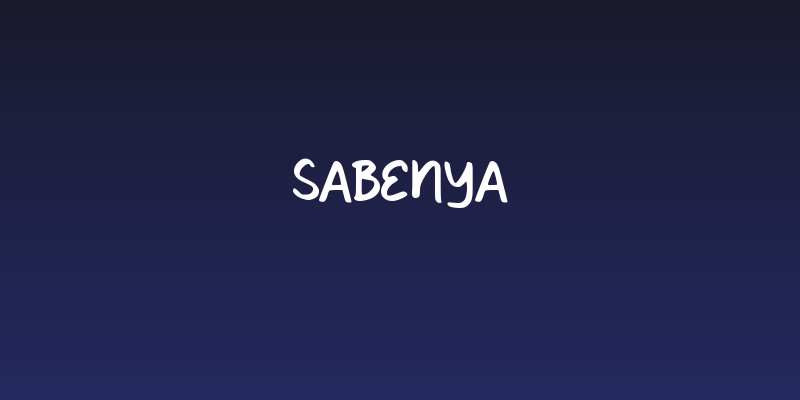 Sabenya Social Header