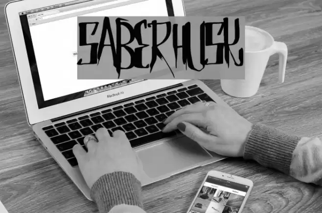 SaberHusk Font examples