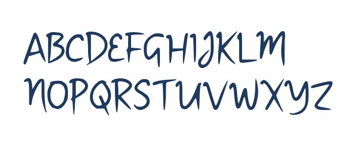 Saberon Night Uppercase