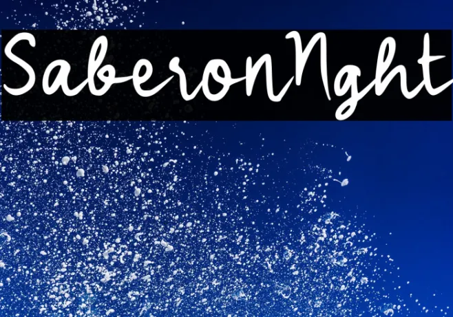 Saberon Night Example 2