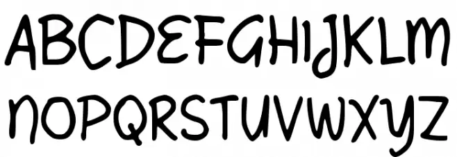 Sabia Road Font UPPERCASE