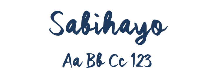 Sabihayo Font Preview