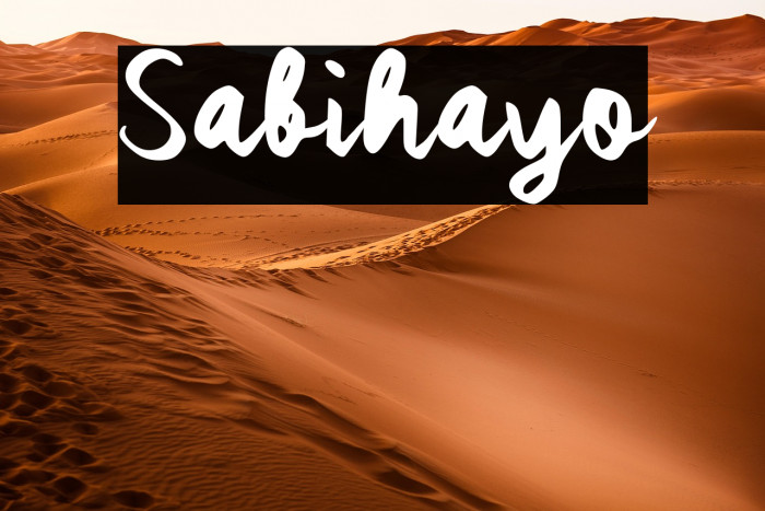 Sabihayo Example 1