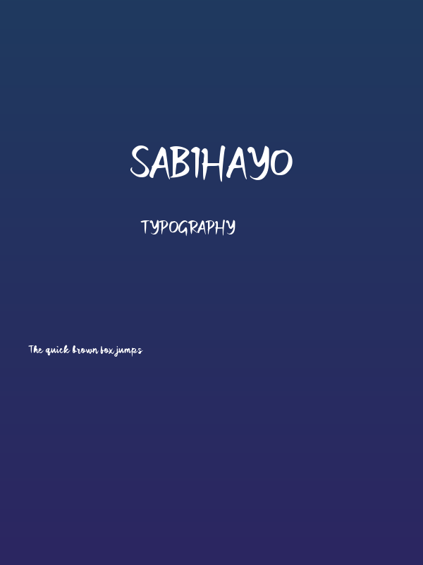 Sabihayo Poster