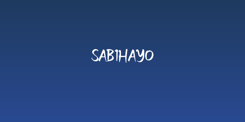 Sabihayo Social Header