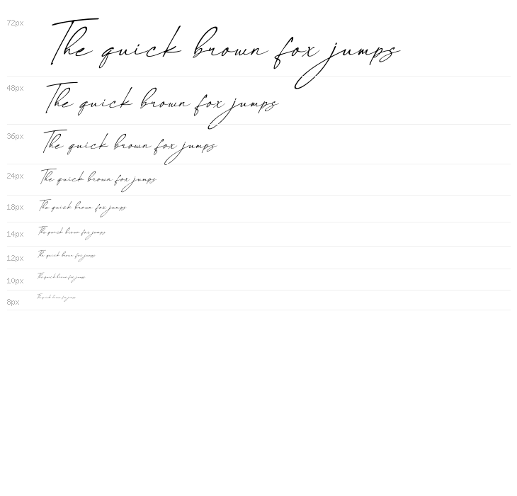 Sabila Renytha PERSONAL USE Italic Waterfall