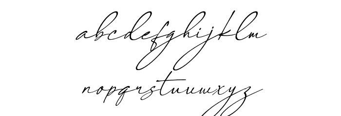Sabila Renytha PERSONAL USE Italic Font LOWERCASE