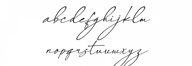 Sabila Renytha PERSONAL USE Italic Schriftart Kleinbuchstaben