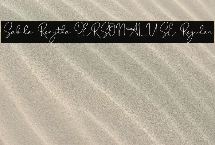 Sabila Renytha PERSONAL USE Regular Example 2