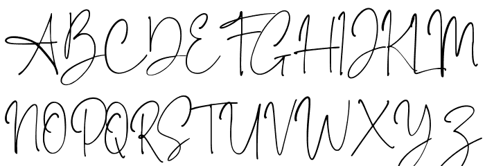 Sabila Renytha Font UPPERCASE