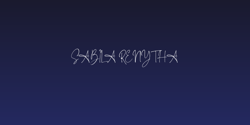Sabila Renytha Social Header