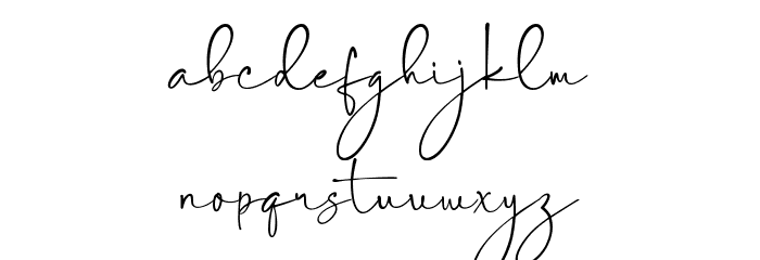 Sabila Renytha Font LOWERCASE