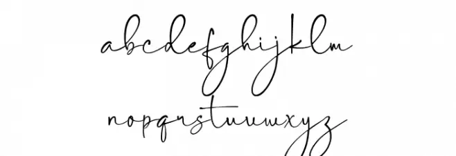 Sabila Renytha Font LOWERCASE