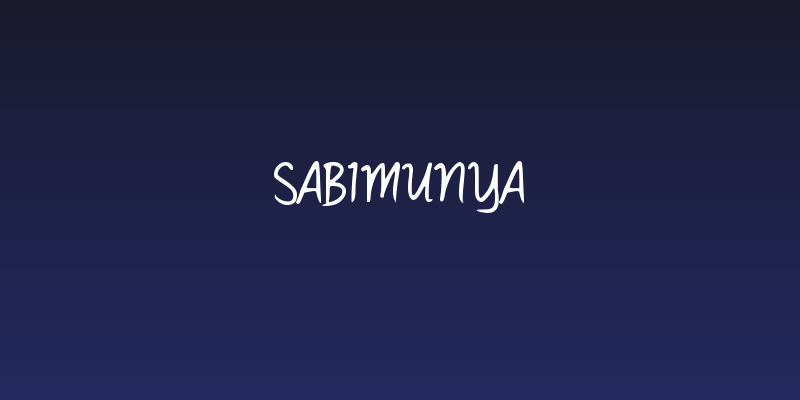 Sabimunya Social Header