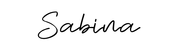 Sabina  font caratteri gratis