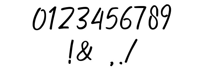 Sabina Font OTHER CHARS