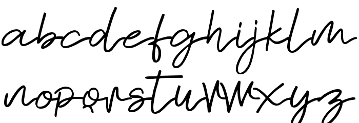 Sabina Font LOWERCASE