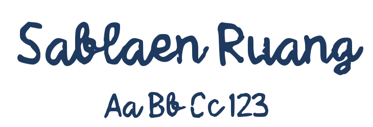 Sablaen Ruang Font Preview