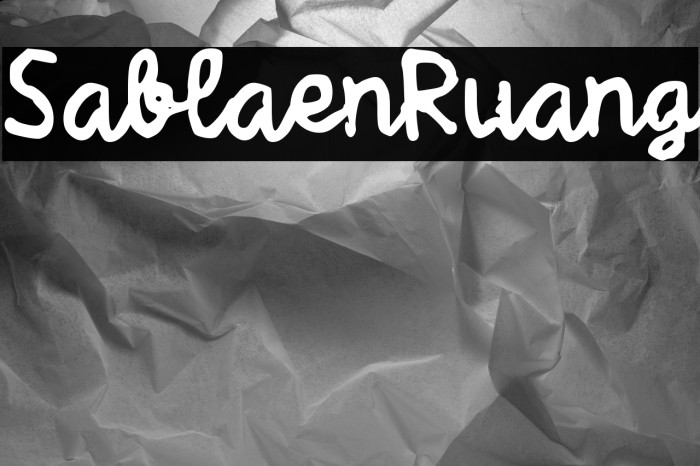 Sablaen Ruang Example 1