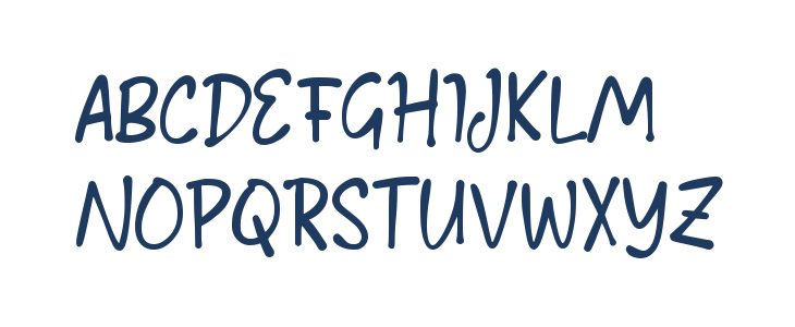 Sablak Writing Uppercase