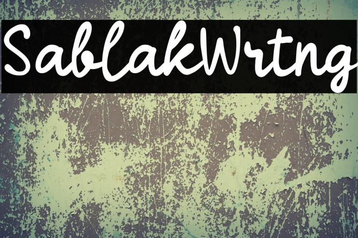 Sablak Writing Example 1