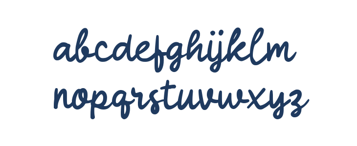 Sablak Writing Lowercase