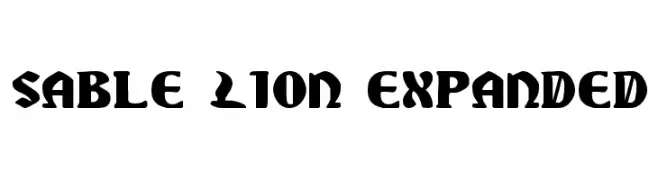 Sable Lion Expanded  لخطوط تنزيل