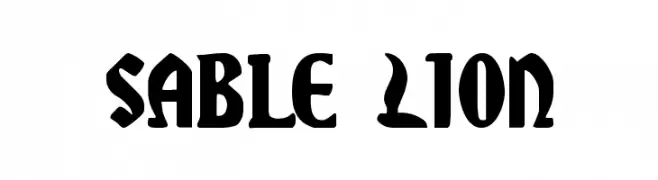 Sable Lion  baixar fontes gratis