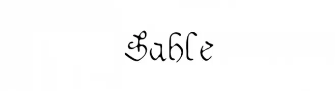 Sable  免费字体下载