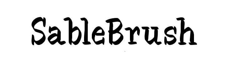 SableBrush Font
