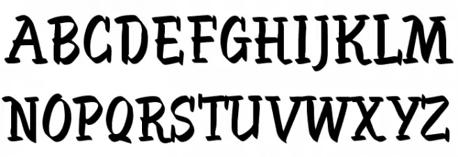 SableBrush Font Litere mari
