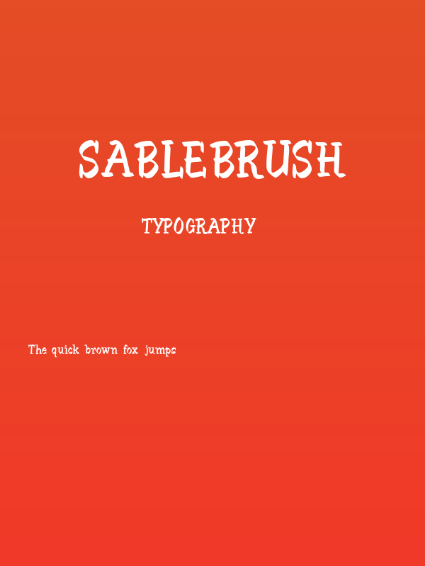 SableBrush Poster