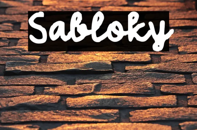 Sabloky Example 2