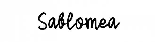 Sablomea  Frei Schriftart Herunterladen