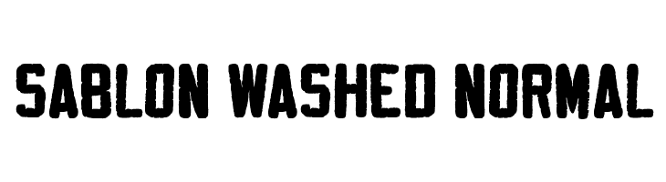 Sablon Washed Normal  免费字体下载