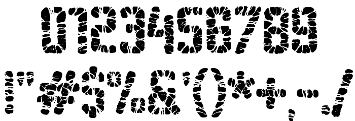 Sablon Washed Ultra Font OTHER CHARS