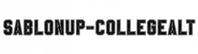 SablonUp-CollegeAlt  font caratteri gratis